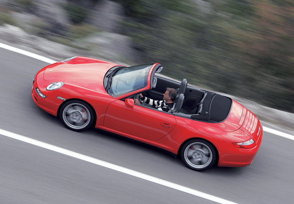 Porsche 911 Carrera 4S Cabriolet (997) 2006–08 wallpapers