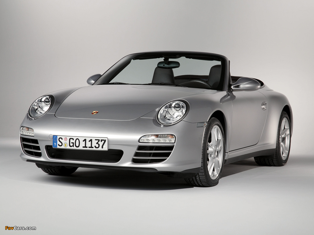 Porsche 911 Carrera 4 Cabriolet (997) 2008–12 photos (1024 x 768)