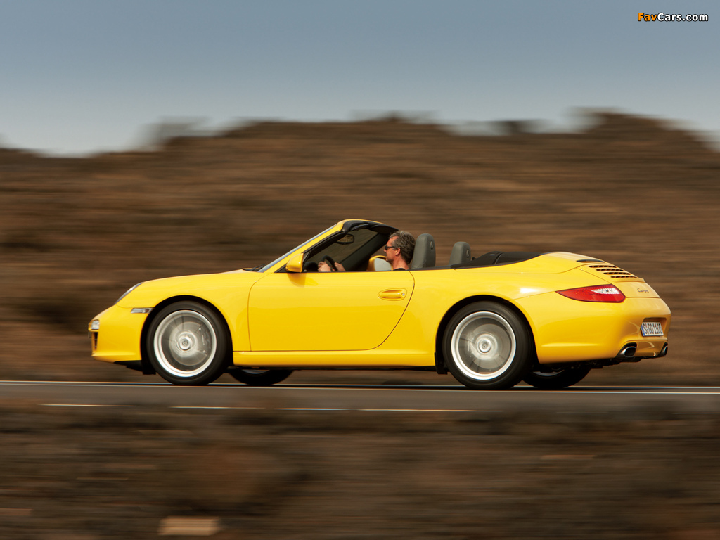 Porsche 911 Carrera Cabriolet (997) 2008–11 photos (1024 x 768)