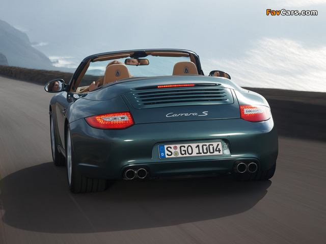 Porsche 911 Carrera S Cabriolet (997) 2008–11 pictures (640 x 480)