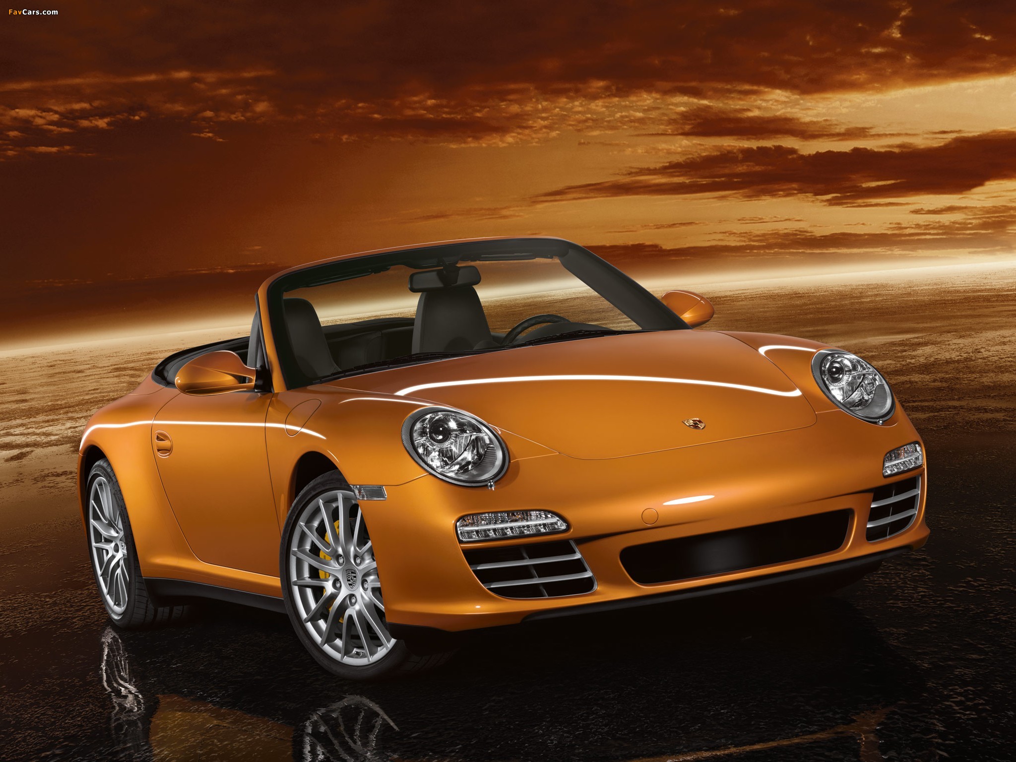 Porsche 911 Carrera 4 Cabriolet (997) 2008–12 wallpapers (2048 x 1536)