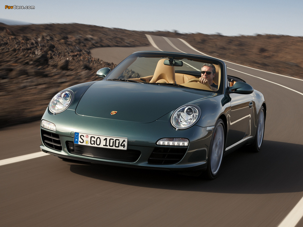 Porsche 911 Carrera S Cabriolet (997) 2008–11 wallpapers (1024 x 768)