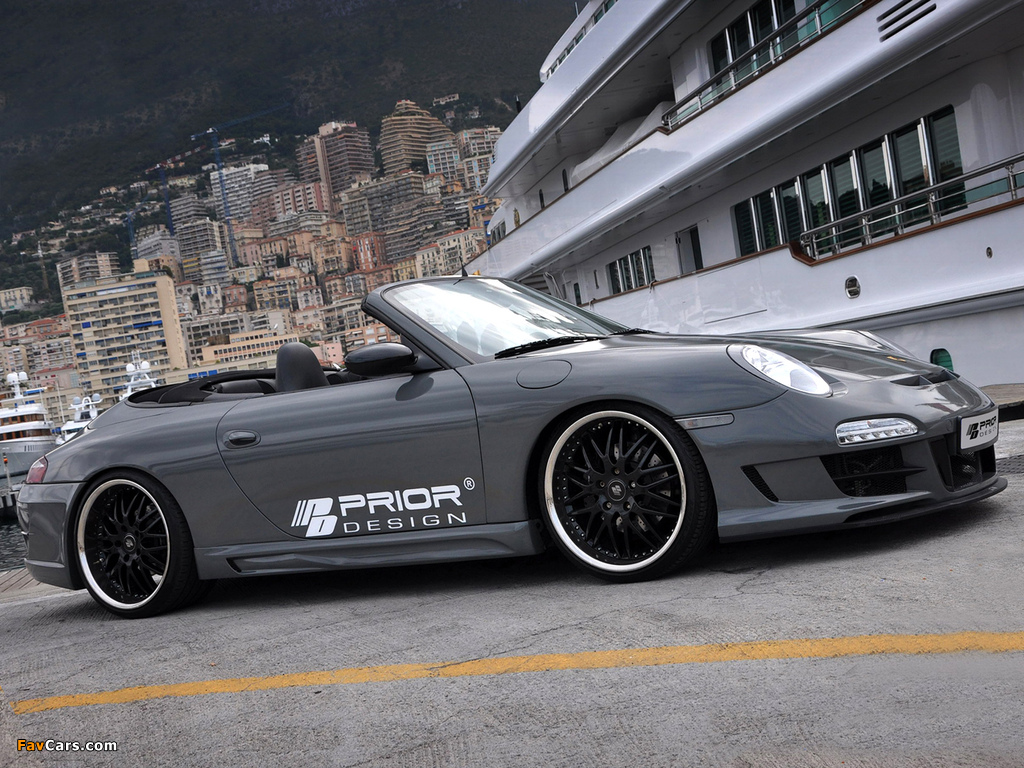 Prior-Design Porsche 911 Carrera PD3 Cabrio (996) 2009–11 wallpapers (1024 x 768)