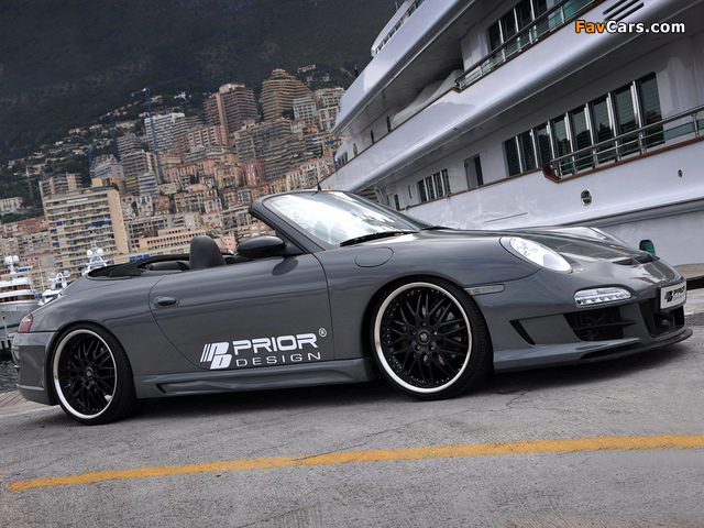 Prior-Design Porsche 911 Carrera PD3 Cabrio (996) 2009–11 wallpapers (640 x 480)