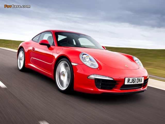 Porsche 911 Carrera S Coupe UK-spec (991) 2011 images (640 x 480)