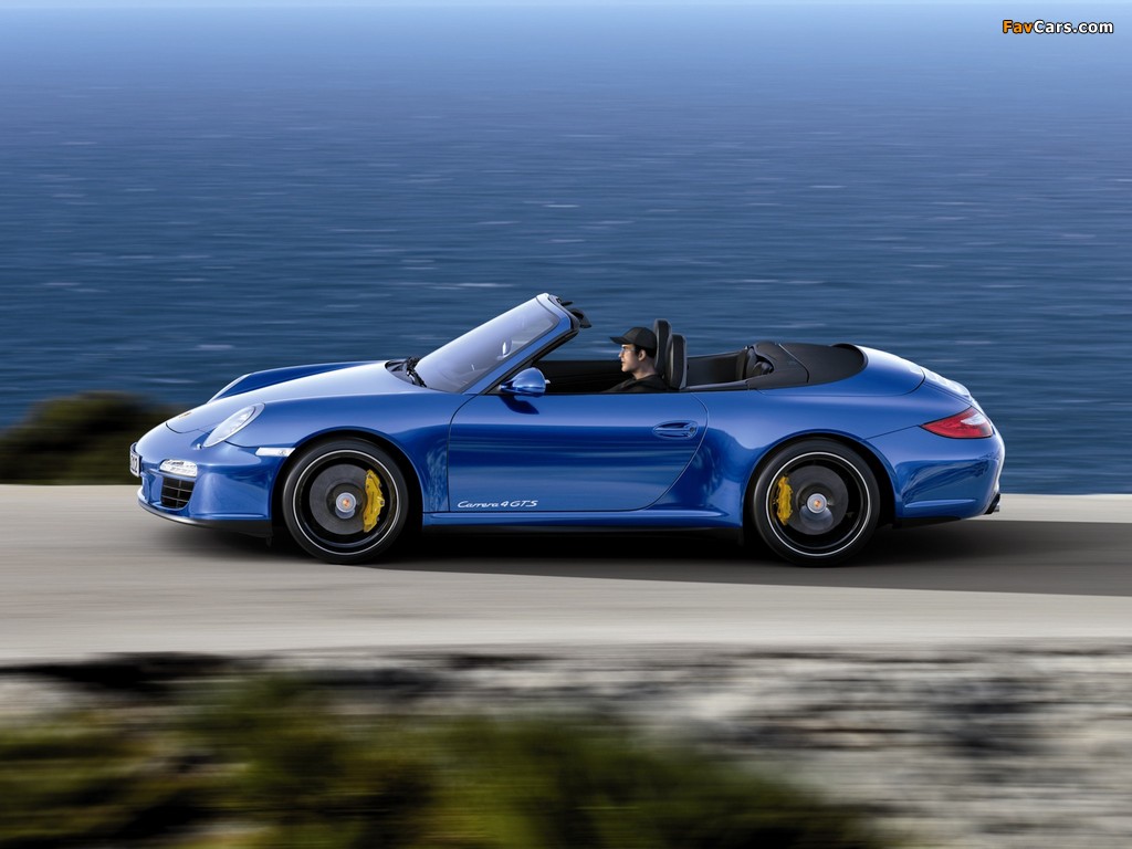 Porsche 911 Carrera 4 GTS Cabriolet (997) 2011–12 images (1024 x 768)