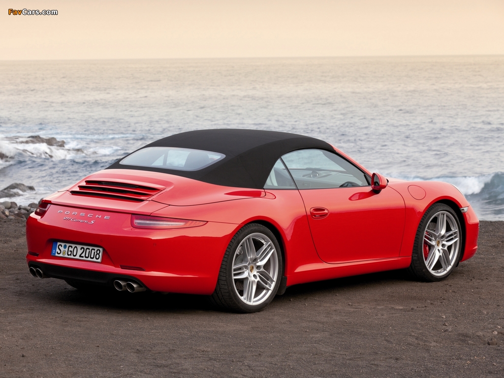 Porsche 911 Carrera S Cabriolet (991) 2011 photos (1024 x 768)