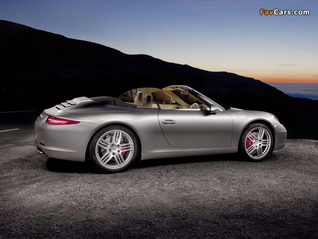 Porsche 911 Carrera S Cabriolet UK-spec (991) 2011 photos (640 x 480)