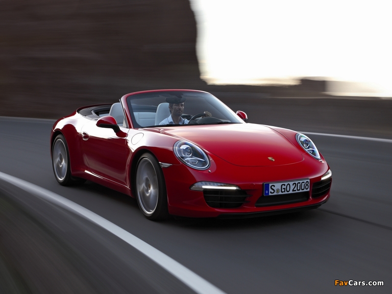 Porsche 911 Carrera S Cabriolet (991) 2011 photos (800 x 600)