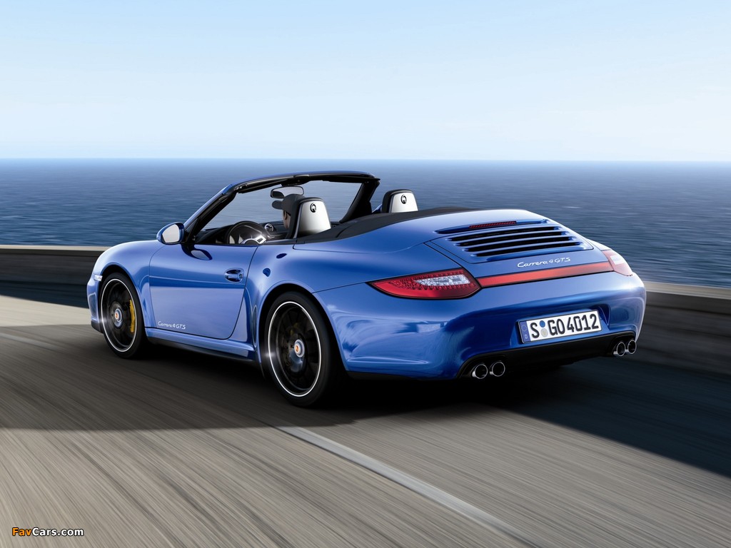 Porsche 911 Carrera 4 GTS Cabriolet (997) 2011–12 photos (1024 x 768)