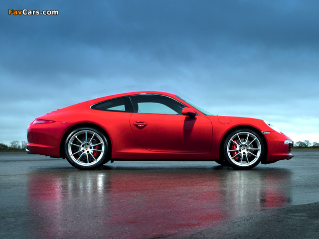 Porsche 911 Carrera S Coupe UK-spec (991) 2011 photos (640 x 480)