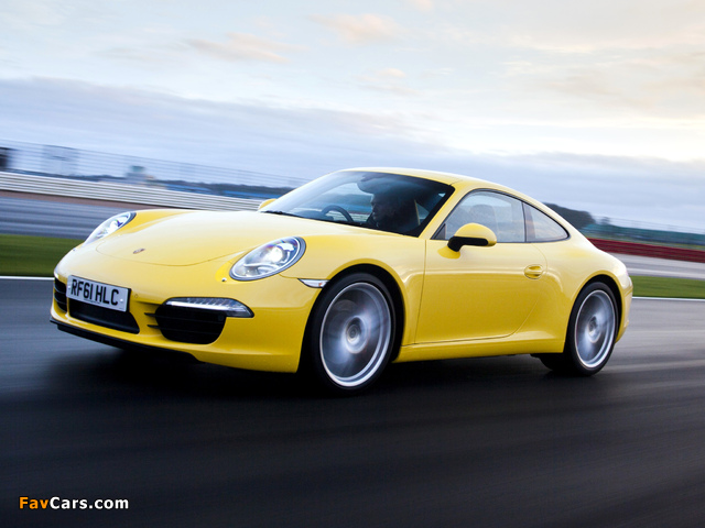 Porsche 911 Carrera S Coupe UK-spec (991) 2011 pictures (640 x 480)