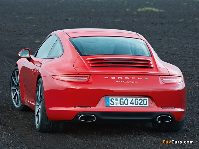 Porsche 911 Carrera Coupe (991) 2011 pictures (640 x 480)