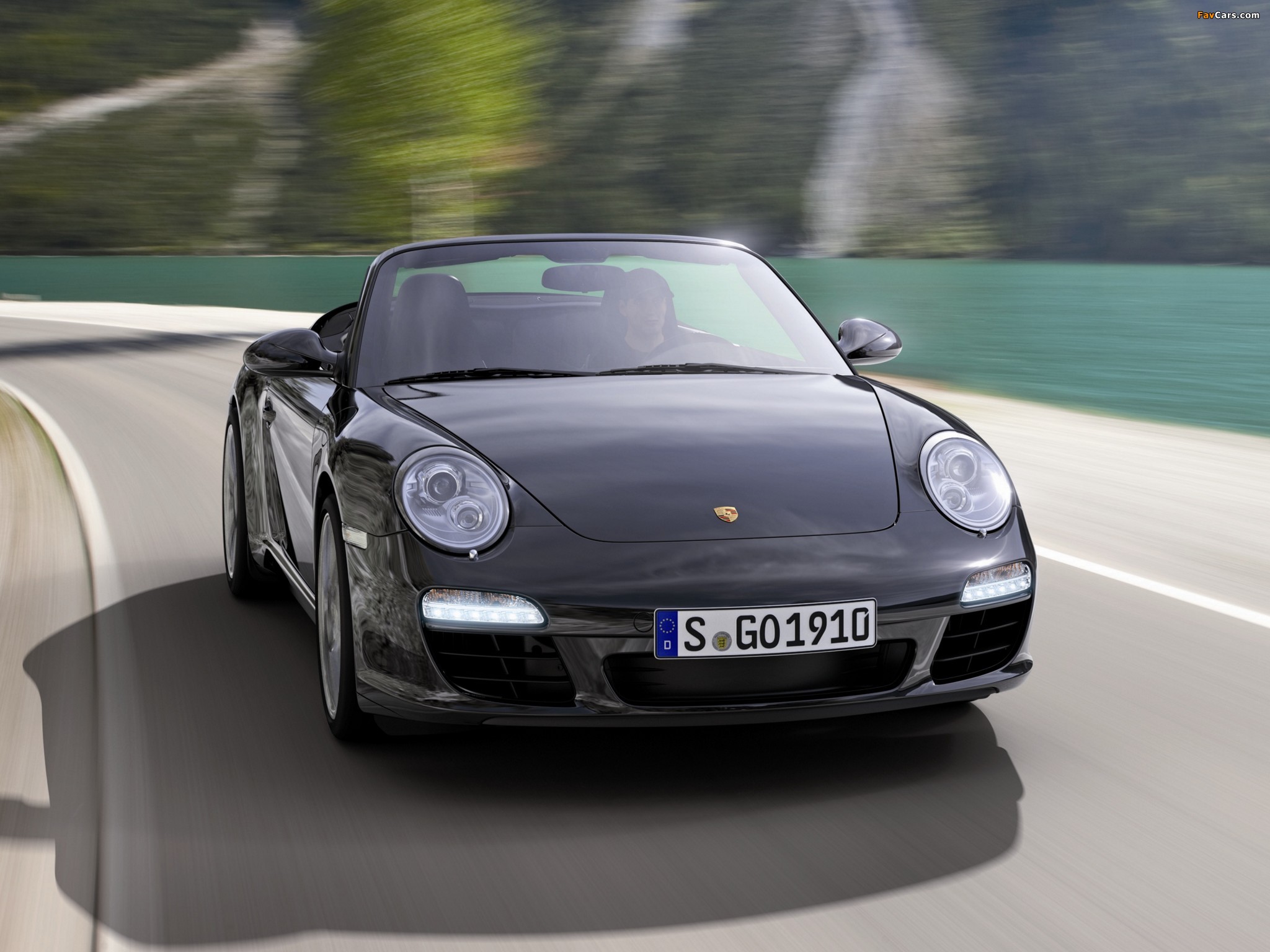 Porsche 911 Cabriolet Black Edition (997) 2011–12 pictures (2048 x 1536)