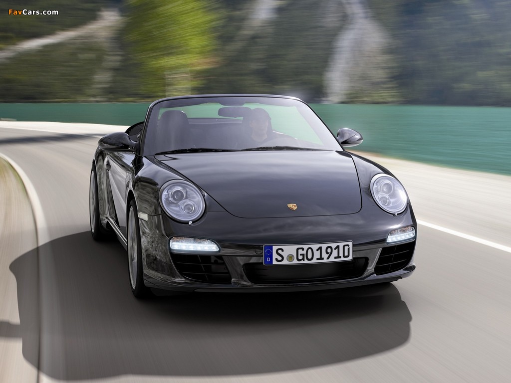 Porsche 911 Cabriolet Black Edition (997) 2011–12 pictures (1024 x 768)