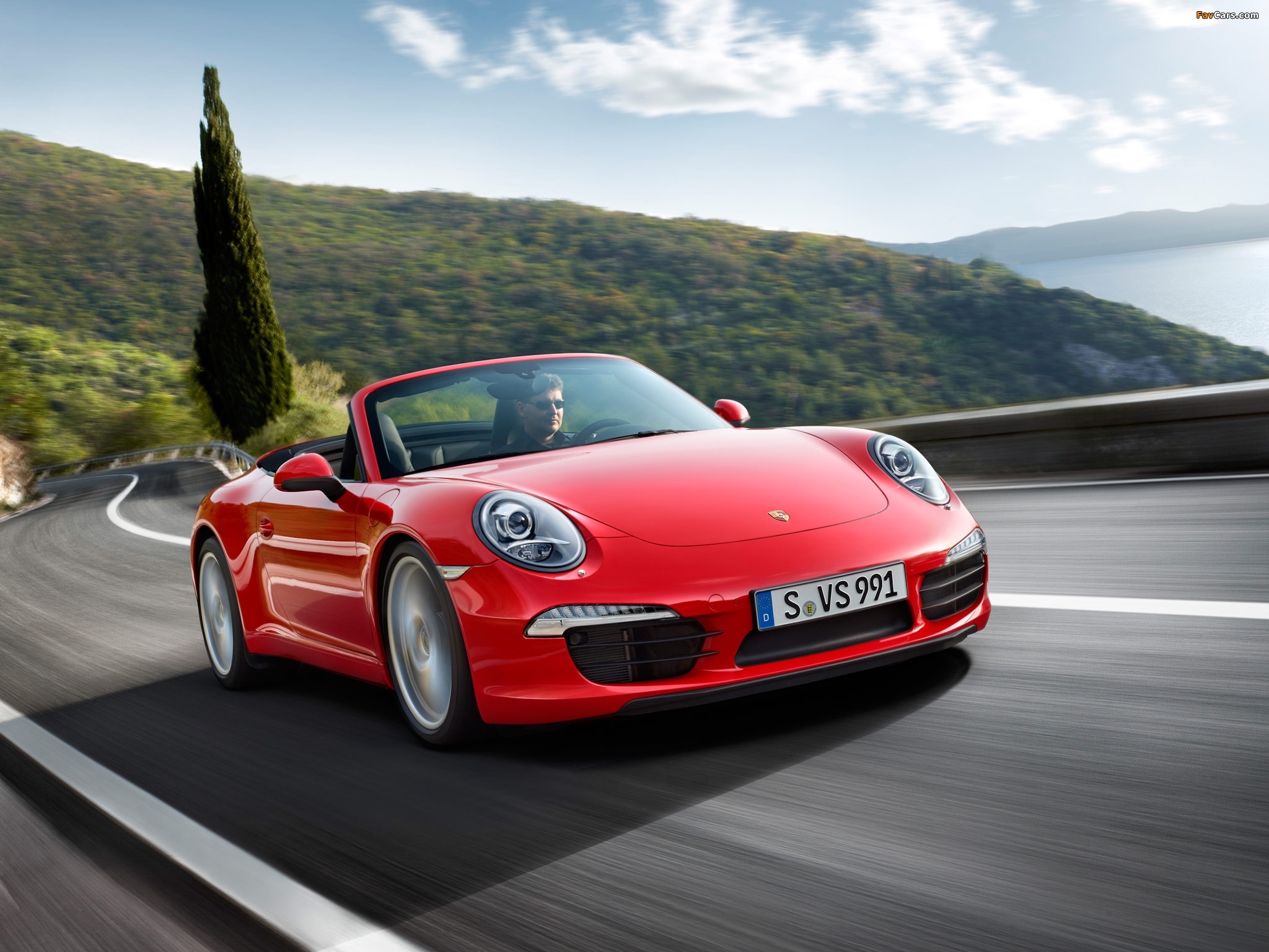 Porsche 911 Carrera Cabriolet (991) 2011 wallpapers (2048 x 1536)