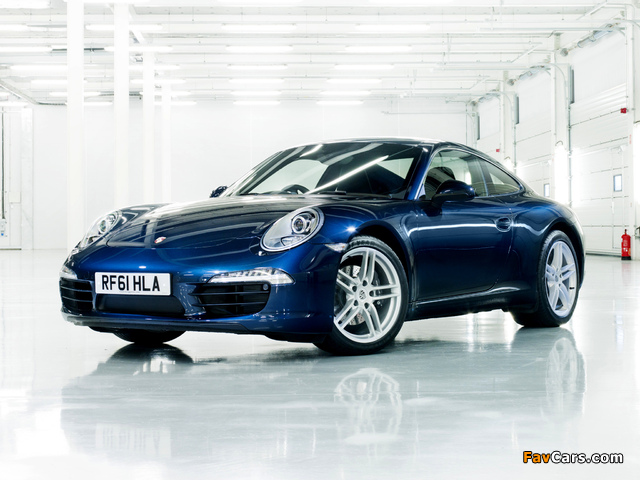 Porsche 911 Carrera Coupe UK-spec (991) 2011 wallpapers (640 x 480)