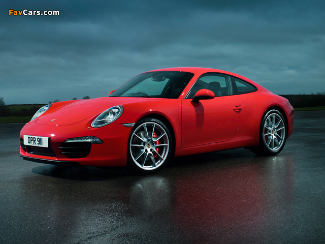 Porsche 911 Carrera S Coupe UK-spec (991) 2011 wallpapers (640 x 480)