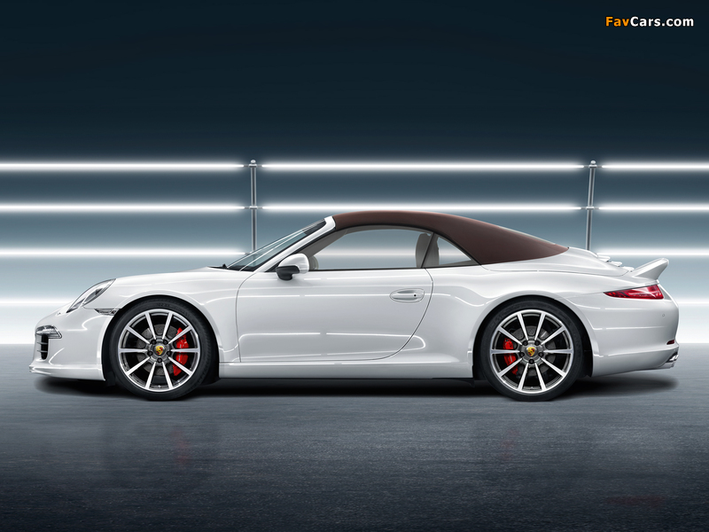 Porsche 911 Carrera S Cabriolet Sport Design Package (991) 2012 photos (800 x 600)