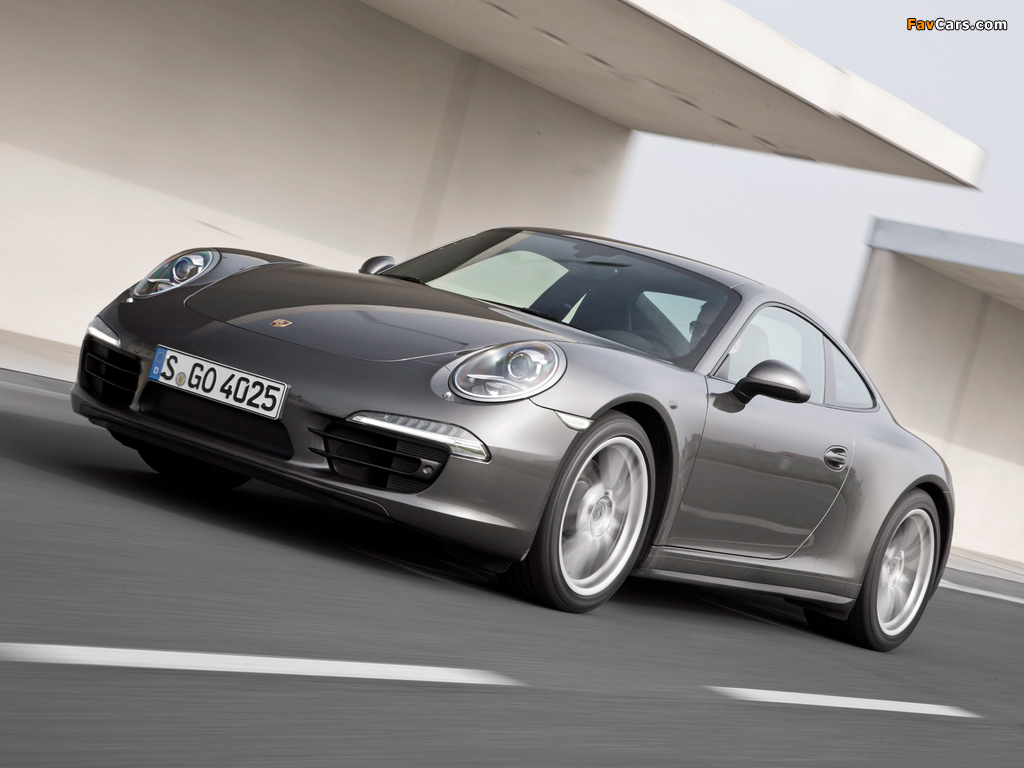 Porsche 911 Carrera 4 Coupe (991) 2012 pictures (1024 x 768)