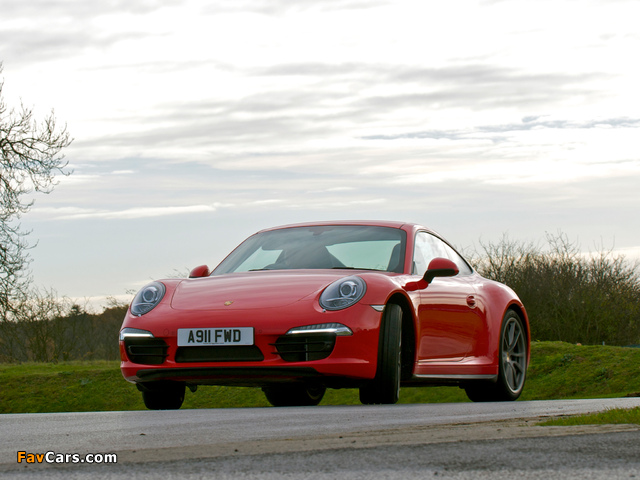 Porsche 911 Carrera 4S Coupe UK-spec (991) 2012 pictures (640 x 480)