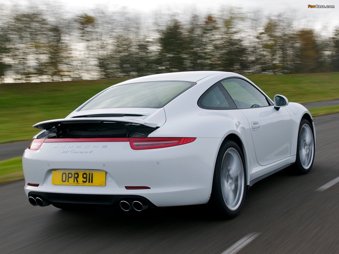 Porsche 911 Carrera 4 Coupe UK-spec (991) 2012 wallpapers (1280 x 960)