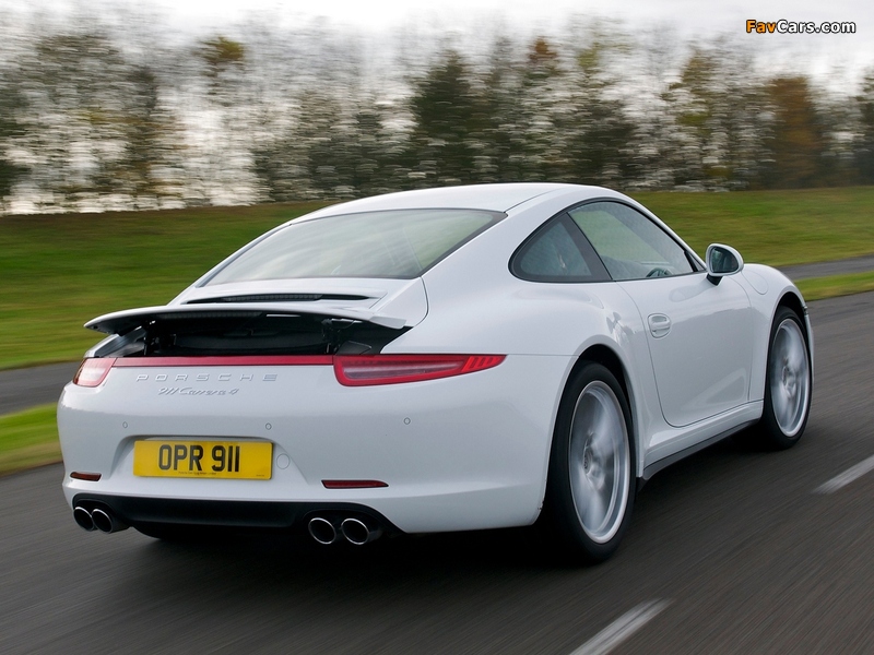 Porsche 911 Carrera 4 Coupe UK-spec (991) 2012 wallpapers (800 x 600)