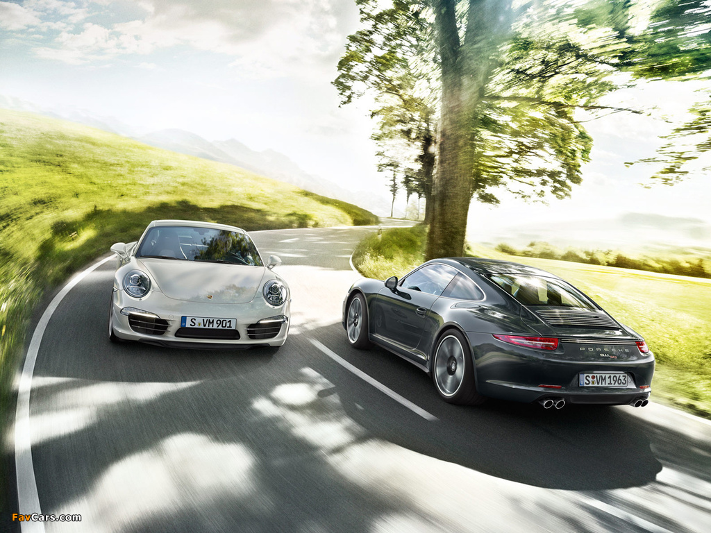 Porsche 911 50 Years Edition (991) 2013 wallpapers (1024 x 768)