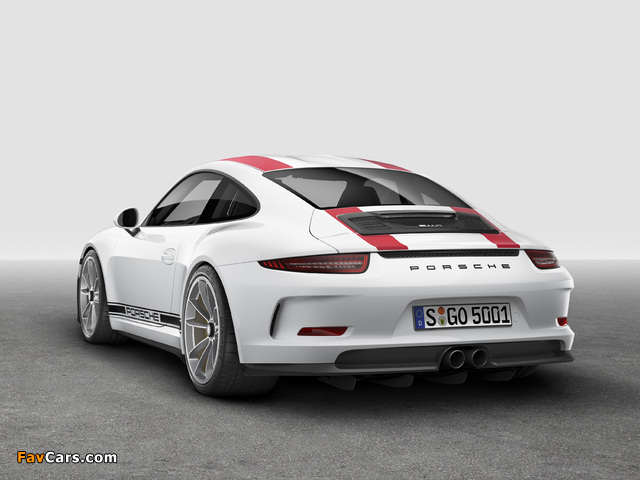 Porsche 911 R (991) 2016 photos (640 x 480)