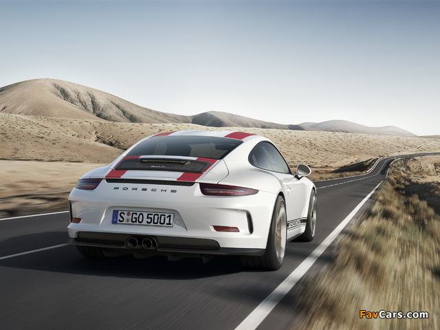 Porsche 911 R (991) 2016 photos (640 x 480)