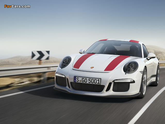 Porsche 911 R (991) 2016 photos (640 x 480)