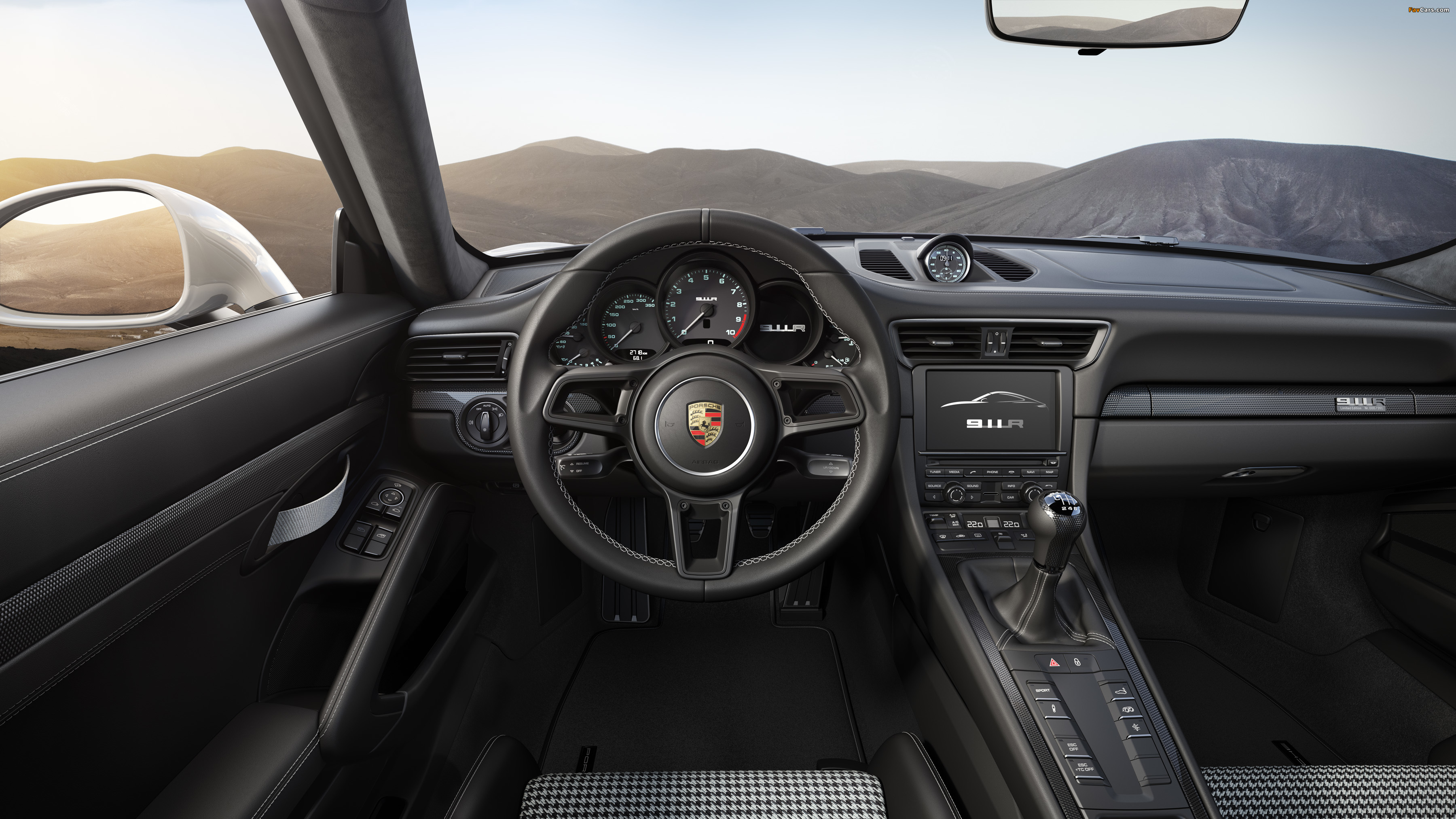 Porsche 911 R (991) 2016 pictures (3600 x 2025)