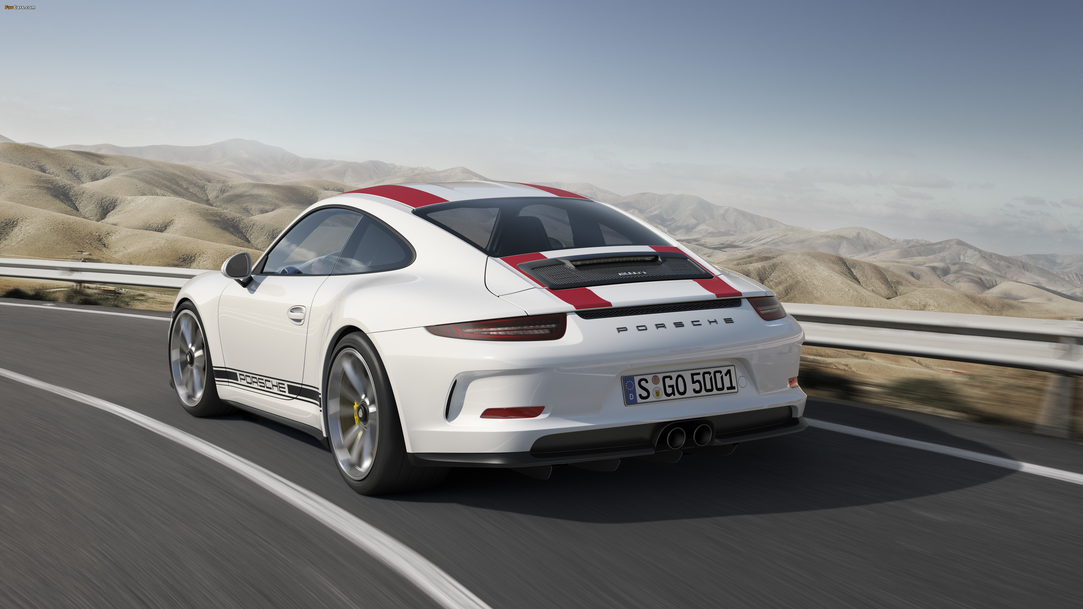 Porsche 911 R (991) 2016 wallpapers (3600 x 2025)