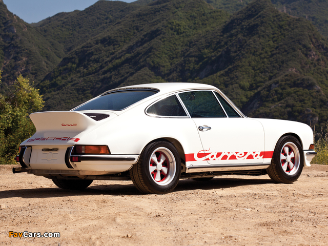 Porsche 911 Carrera RS 2.7 Touring (911) 1972–73 wallpapers (640 x 480)