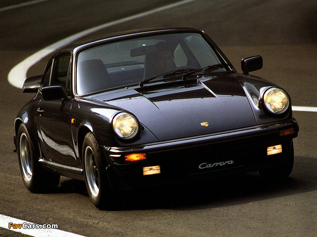 Porsche 911 Carrera 3.2 Coupe (911) 1984–89 wallpapers (640 x 480)