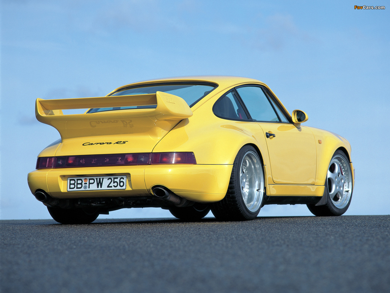 Porsche 911 Carrera RS 3.8 (964) 1993 wallpapers (1280 x 960)