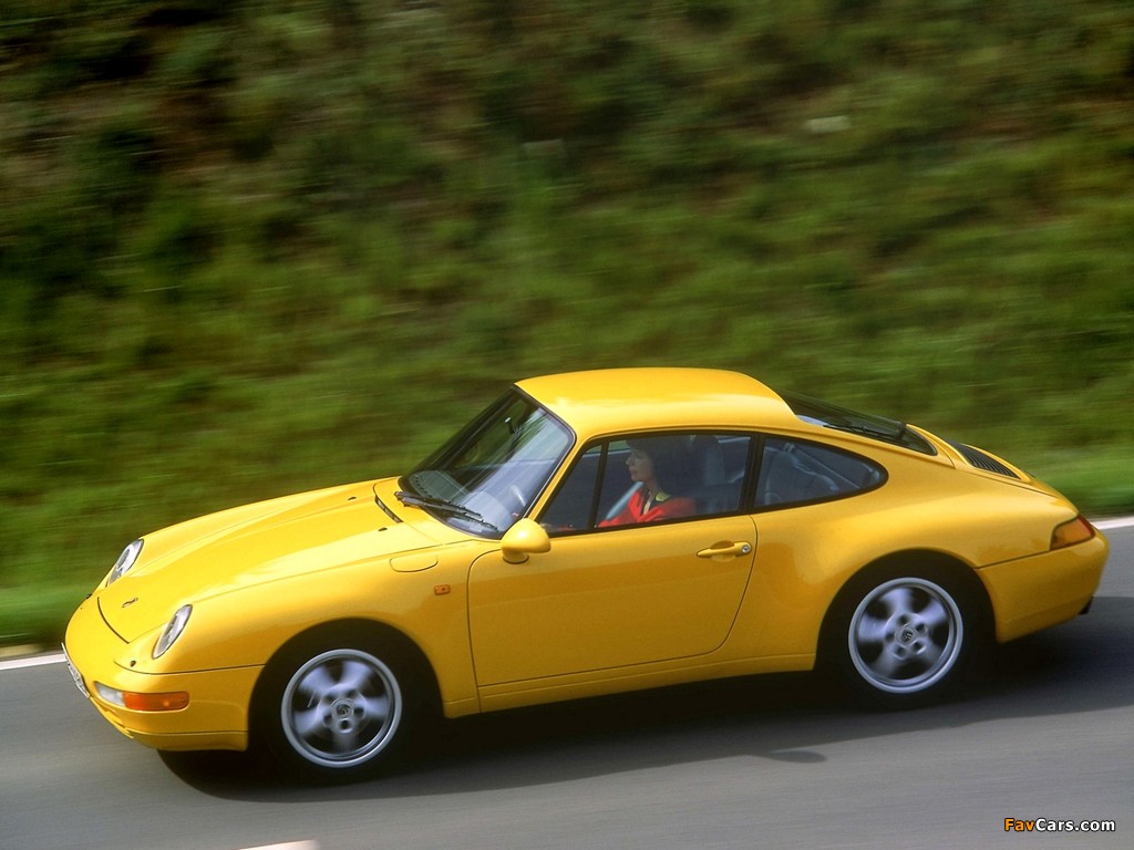 Porsche 911 Carrera 3.6 Coupe (993) 1993–97 wallpapers (1024 x 768)