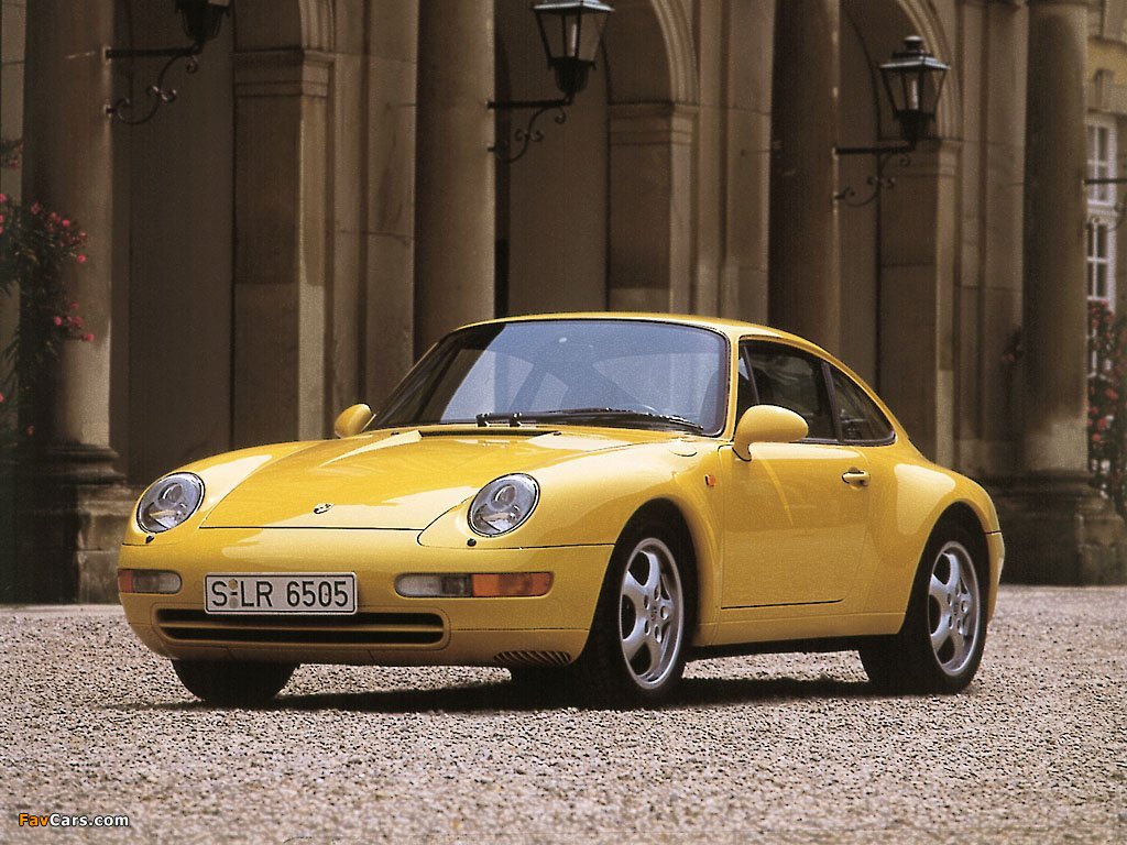 Porsche 911 Carrera 3.6 Coupe (993) 1993–97 wallpapers (1024 x 768)