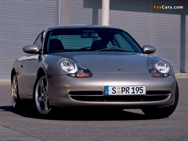 Porsche 911 Carrera Coupe (996) 1997–2001 wallpapers (640 x 480)