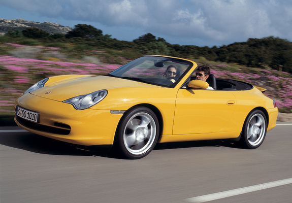 Porsche 911 Carrera 4 Cabriolet (996) 2001–04 wallpapers