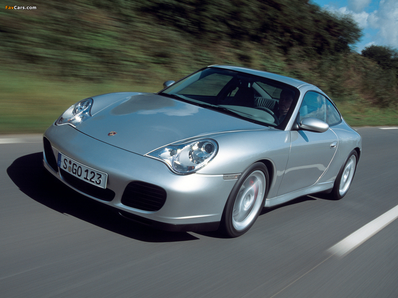 Porsche 911 Carrera 4S Coupe (996) 2001–04 wallpapers (1280 x 960)