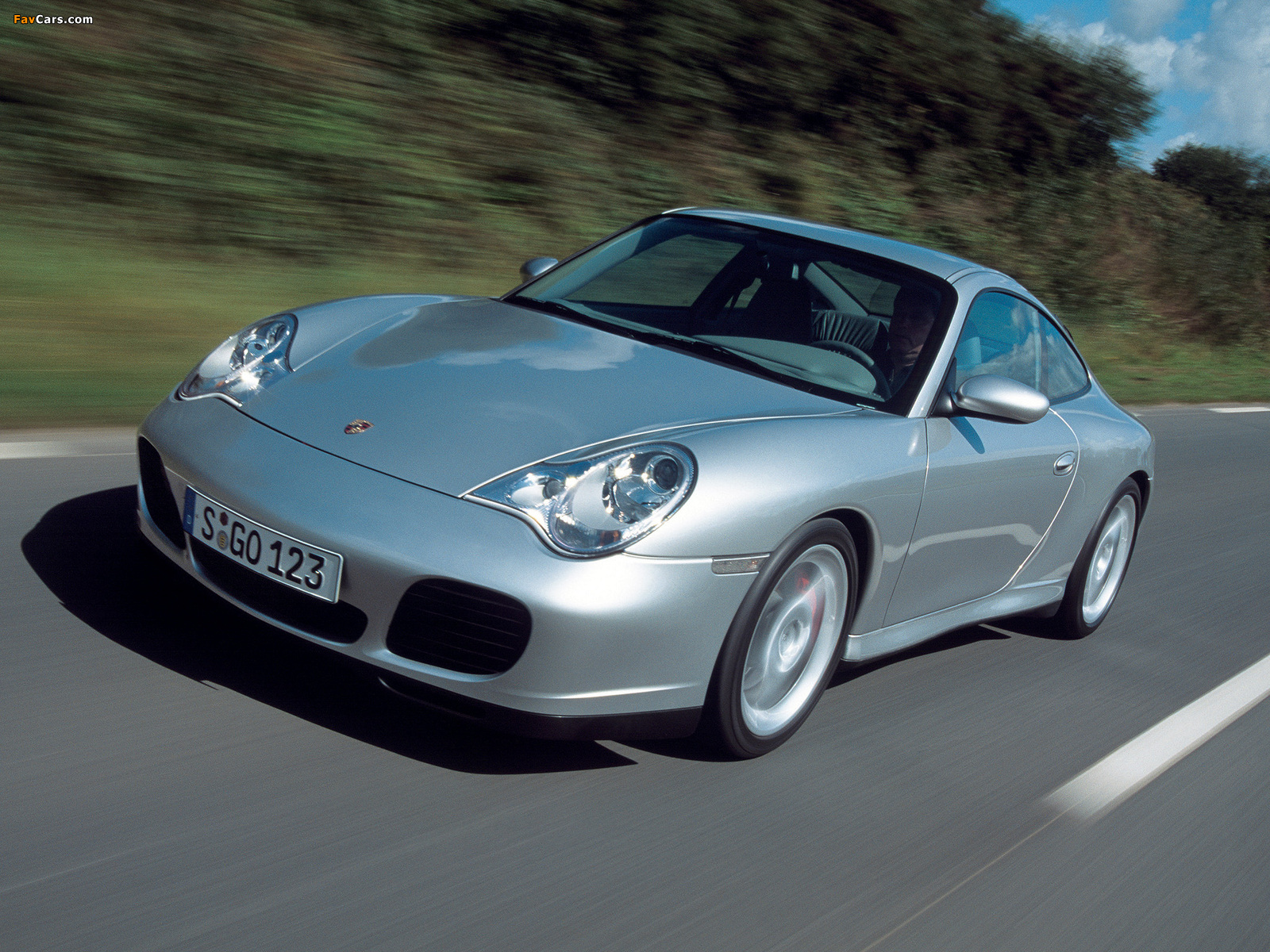 Porsche 911 Carrera 4S Coupe (996) 2001–04 wallpapers (1600 x 1200)