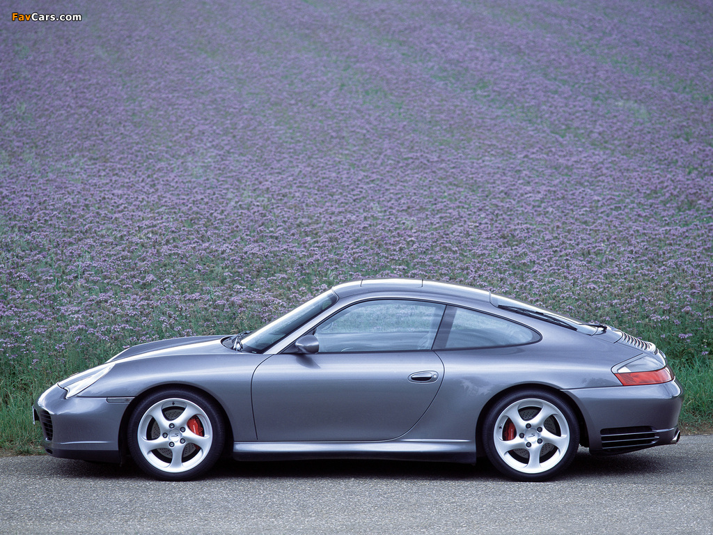 Porsche 911 Carrera 4S Coupe (996) 2001–04 wallpapers (1024 x 768)