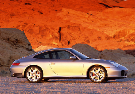 Porsche 911 Carrera 4S Coupe US-spec (996) 2001–04 wallpapers
