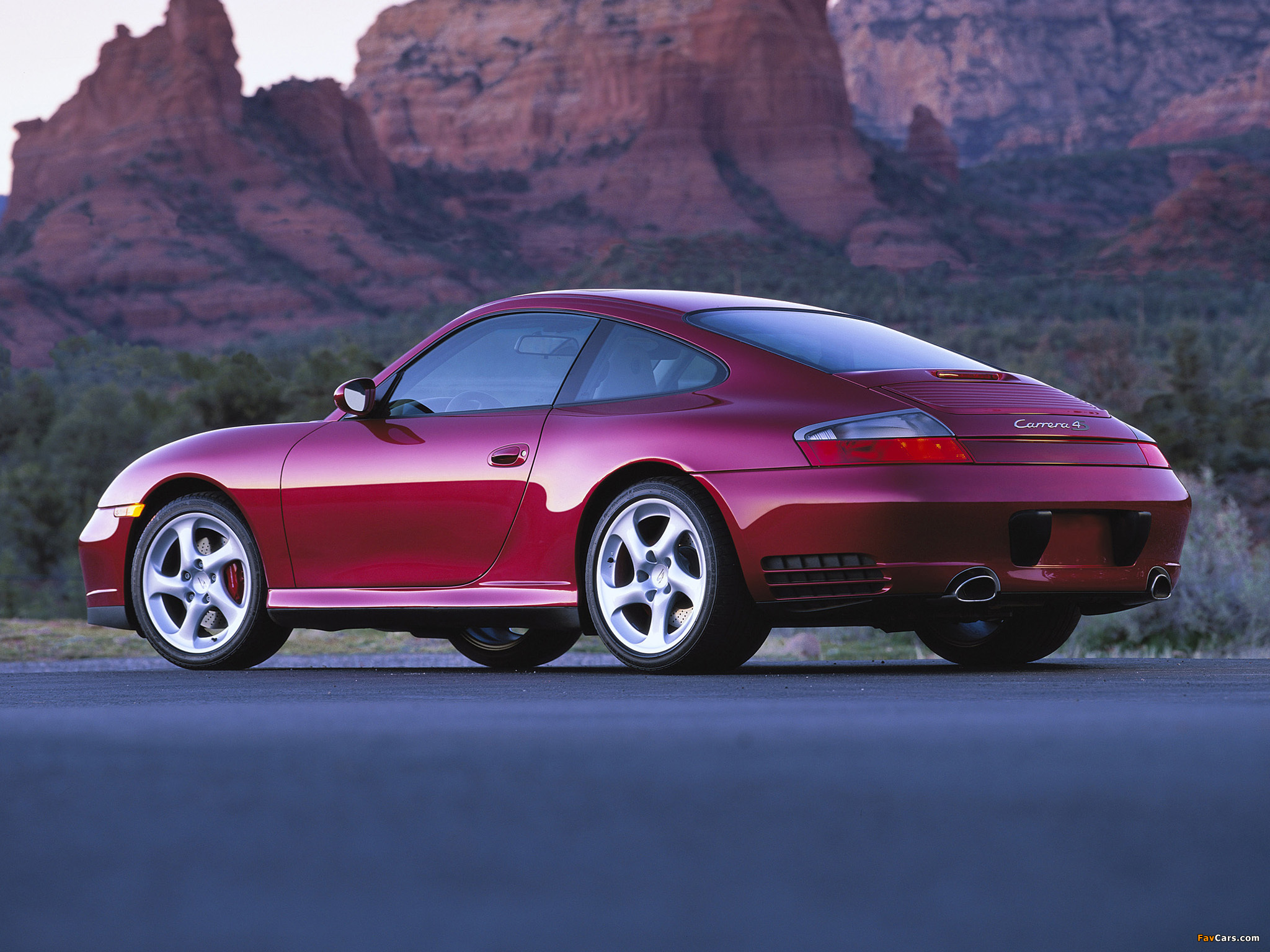 Porsche 911 Carrera 4S Coupe US-spec (996) 2001–04 wallpapers (2048 x 1536)