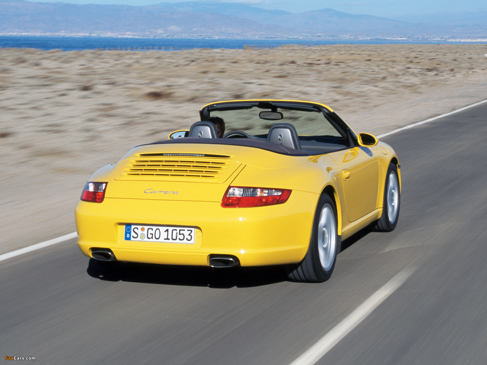 Porsche 911 Carrera Cabriolet (997) 2005–08 wallpapers (1600 x 1200)