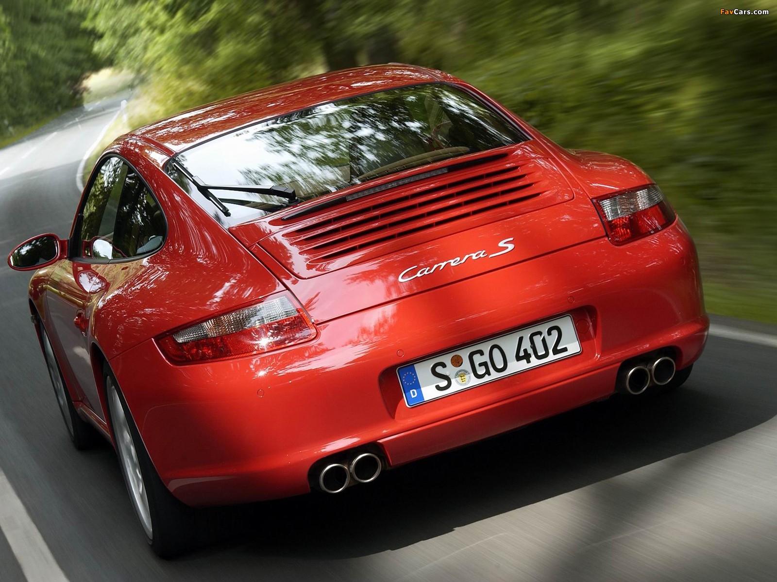 Porsche 911 Carrera S Coupe (997) 2005–08 wallpapers (1600 x 1200)