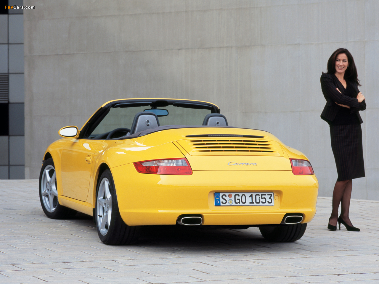 Porsche 911 Carrera Cabriolet (997) 2005–08 wallpapers (1280 x 960)