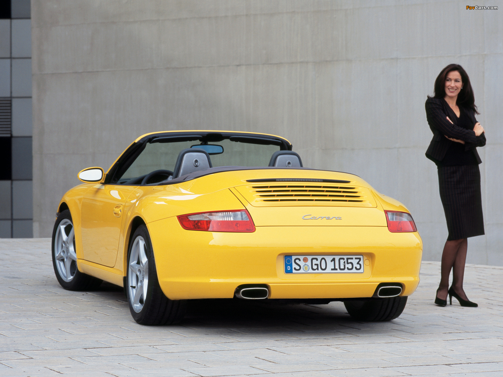 Porsche 911 Carrera Cabriolet (997) 2005–08 wallpapers (1600 x 1200)