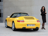 Porsche 911 Carrera Cabriolet (997) 2005–08 wallpapers